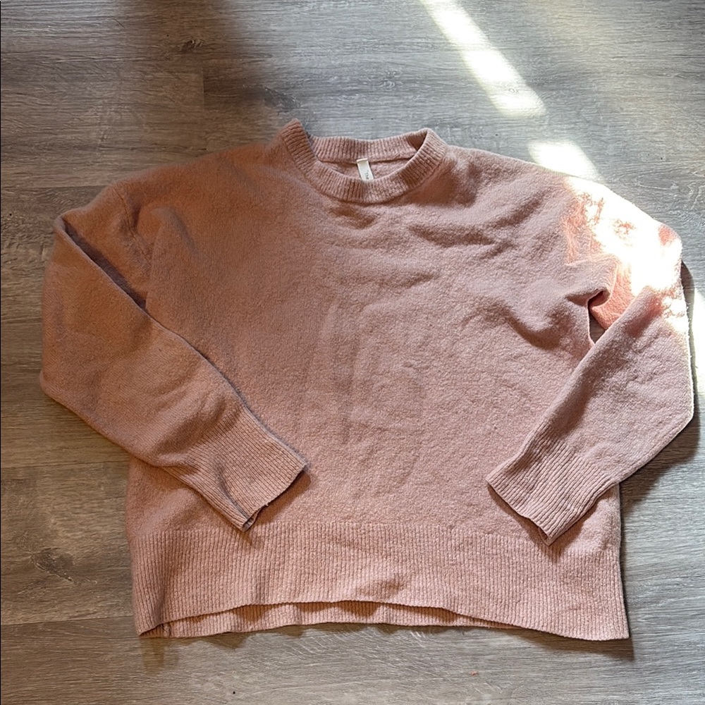 Babaton Cozy Pink Knit Sweater